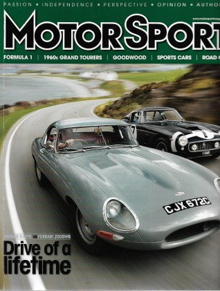 MOTOR SPORT 2011 SEPT - E-TYPE vs FERRARI 250SWB, M-B W165 TEST